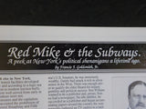 Era Headlights 1988 May June New York in the 1920s Red Mike & the Subways