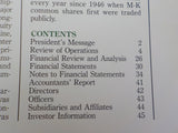 Morrison-Knudsen Annual Report 1982 sSubsidiaries Financials