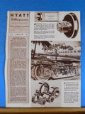 Hyatt Rollergravure General Motors Diesel Locomotives special issue 1951 V22 1st