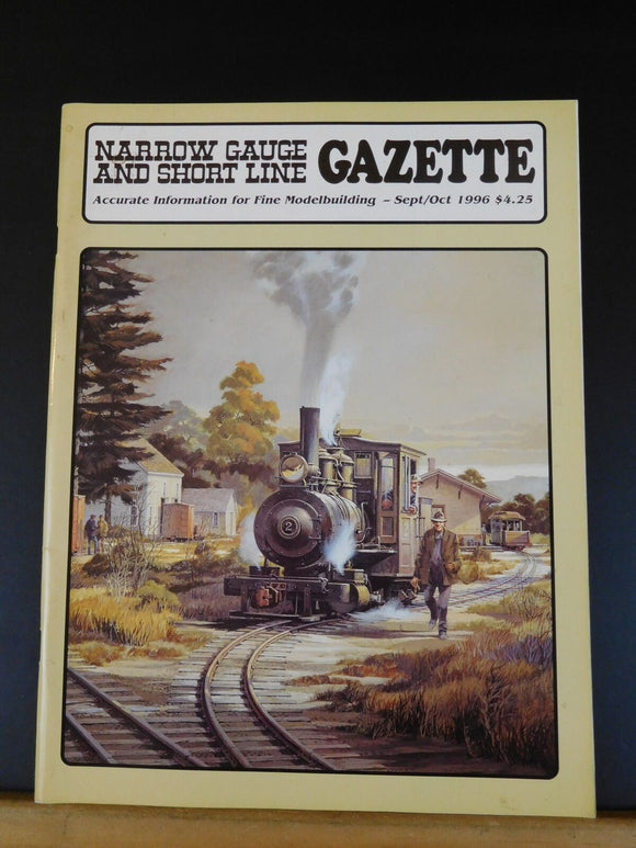 Narrow Gauge & Short Line Gazette 1996 Sept / Oct Yosemite Valley Std Ga flatcar