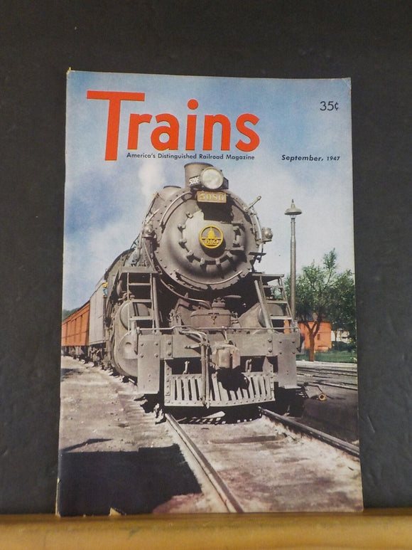 Trains Magazine 1947 September L&HR Centralized traffic control CW  NYC Ocean Sh