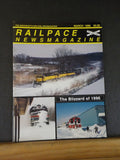 Rail Pace News Magazine 1996 March Railpace Blizzard of 1996 Amtrak