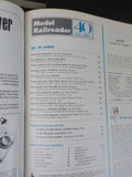 Model Railroader Magazine Complete year in MR blue binders 1974  12 issues