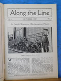 Along the Line 1927 October  New York New Haven & Hartford Employee Magazine