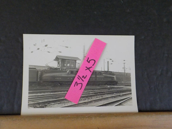 Photo Pennsylvania Railroad Locomotive #4928 3.5X5 Black & White Sunnyside Yard