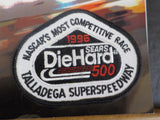 NASCAR 1996 Program Talladega w/ Sears Die Hard 500 Patch   Soft Cover