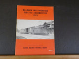 Baldwin Westinghouse Electric Locomotives 1912 ERHS #23 sc stapled