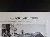 NRHS Bulletin 1940 November Car Works Marks Centennial
