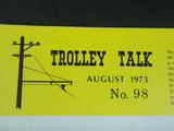 Trolley Talk #98 1973 August Red Arrow’s other car barn 72nd street. Philadelphi