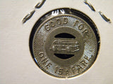 Token OH McDonald Bus Lines Girard Ohio #335B Good for 15 cent fare