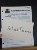 EMD Maintenance Instructions MI 5364 Rev B A.C. cooling fan, generator, and batt