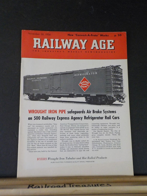 Railway Age 1956 November 26 How convert a frate works ERie New Haven