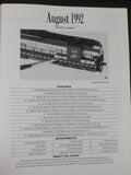 Model Railroading 1992 August Southern SW1500 GE Dash 8-40CW Gunderson double st