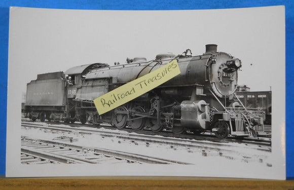 Photo Reading Locomotive #1745 Approx 3 ½  X 5 ¾  inches.