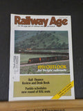 Railway Age 1990 December Outlook 1991 Rail finance Traffic choked Seattle studi