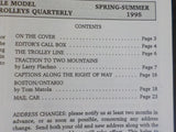 Scale Model Traction and Trolleys Quarterly #44 Winter Spring 1995 Boston Ontari