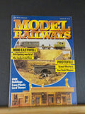 Model Railways Magazine 1987 August Mini Eastwell Great Western Gas tank wagons