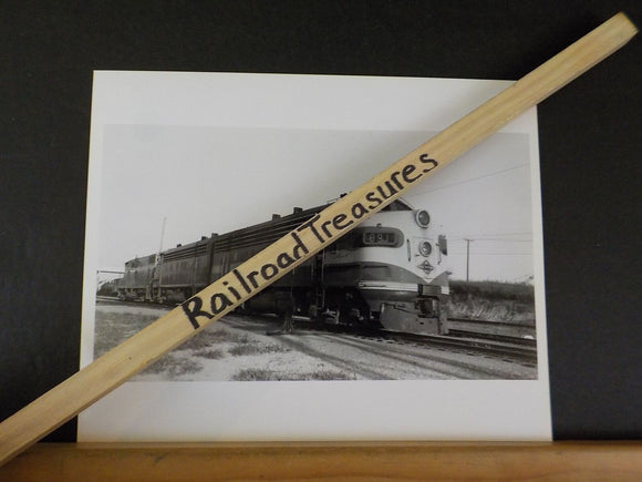 Photo Texas & Pacific Railway Locomotive #891  Ft Worth TX 1964 8 X 10 B&W