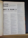 Trains Magazine Bound Volume 21 Nov 1960 - Oct 1961