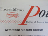 EMD Pointers 1961 March 23 New engine fule filter elements