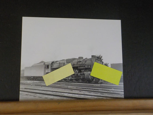 Photo Nickel Plate Road Locomotive #719  NKP Cleveland OH 1954  8X10 B&W NKP