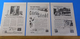 Ads Burlington Route Lot #9 Advertisements from various magazines (10)