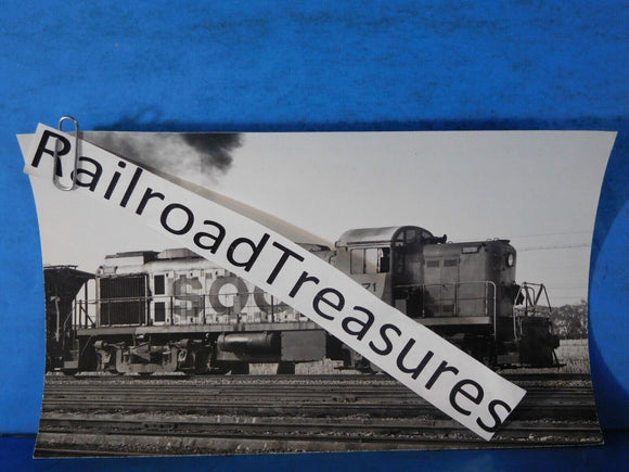 Photo Soo Line Locomotive #371  8x5 B&W