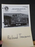Great Northern Goat Reference Sheet #176 March 1991 Caboose Cars steel exterior