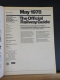 Official Railway Guide 1978 May North American passenger travel edition