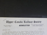 Upper Canada Railway Society Newsletter #96 January 1954 Equipment data section