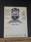 Northwestern Limited Vol 6 #11 November 1974 North Western Illinois Railway Hist