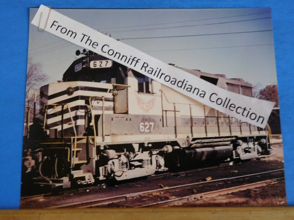 Photo Gulf Mobile & Ohio Locomotive #627 8X10 Color