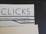 Wheel Clicks 1982 October Pacific Railroad Society Only on Thursday Goleta Valle