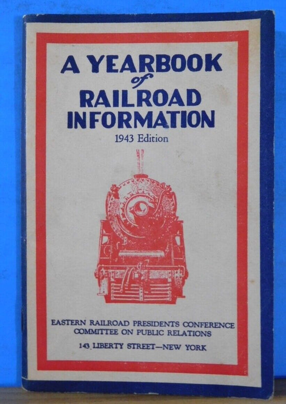 Yearbook of Railroad Information 1943 Edition  96 pages   Indexed