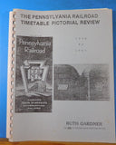 Pennsylvania Railroad Timetable Pictorial Review 1958 -1967 Gardner Spiral Bound