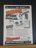 Model Craftsman RMC 1940 March Southern Railway Passenger Cars NK Water tanks