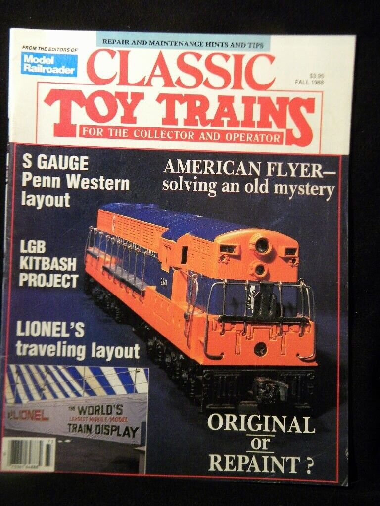 Classic Toy Trains 1988 Fall Original or repaint LGB kitbash project A ...