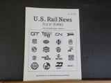 US Rail News 1986 June Our 4th Year Marketplace for the Railroad Industry & Hobb