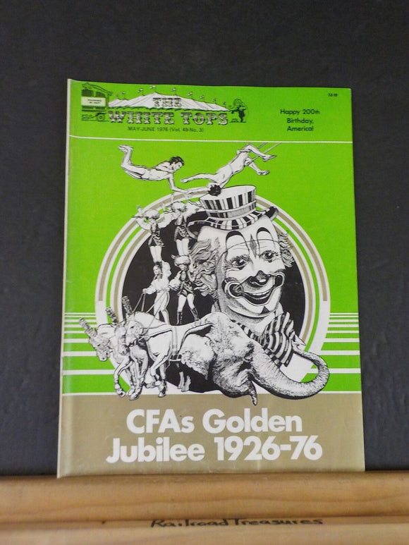 White Tops Circus Magazine 1976 May June Slim And Ellie: Elephant-A Wild Animal