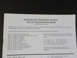 Rock Index 1974 - 1995 32 pages Rock Island Technical Society