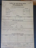 New York Central Freight Station Tally Pouch Lot of 5. 1928.  Each pouch contain