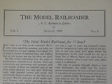 Model Railroader Magazine 1935 August New York Central locomotive #2569 drawing