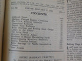 Railway Gazette Bound volume 92 January 6 to June 30, 1950