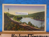 Postcard Erie Main Line Along the Delaware River