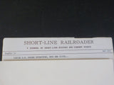 Short-Line Railroader #12 1955 May Yancey Railroad Flemingsburg & Northern