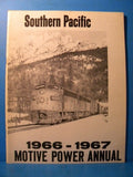 Southern Pacific 1966-1967 Motive Power Manual by Joseph Strapac Soft Cover 37 P