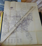 Map Norfolk and Western Railway Company and Affiliated July 7 1980