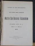 Report of the Proceedings Master Car Builders 1913 47th annual Hard Cover
