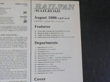 Railfan & Railroad Magazine 1990 August Railfanning Pittsburgh Amtrak in NW Cott