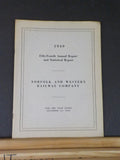 Norfolk and Western Railway Annual Report 54th Year ended December 31 1949  MAP
